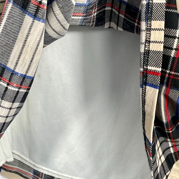 Le Lis Plaid A-Line Skirt XL Stretch Elastic Waist Pockets • Preppy Grunge Twee - Picture 10 of 13